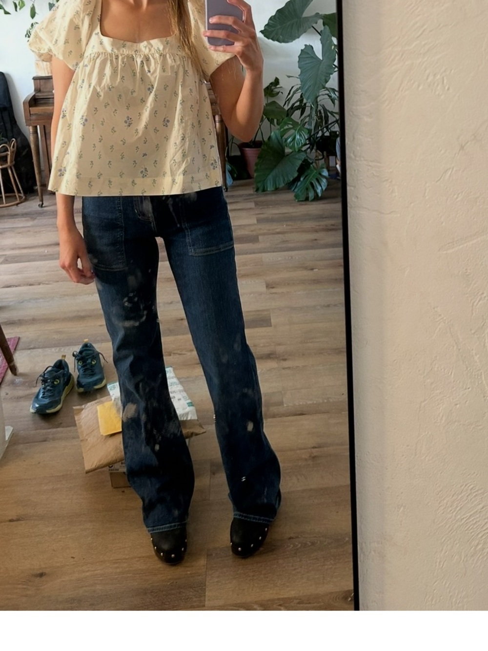 Veronica Beard Blue Denim High-Rise Jeans